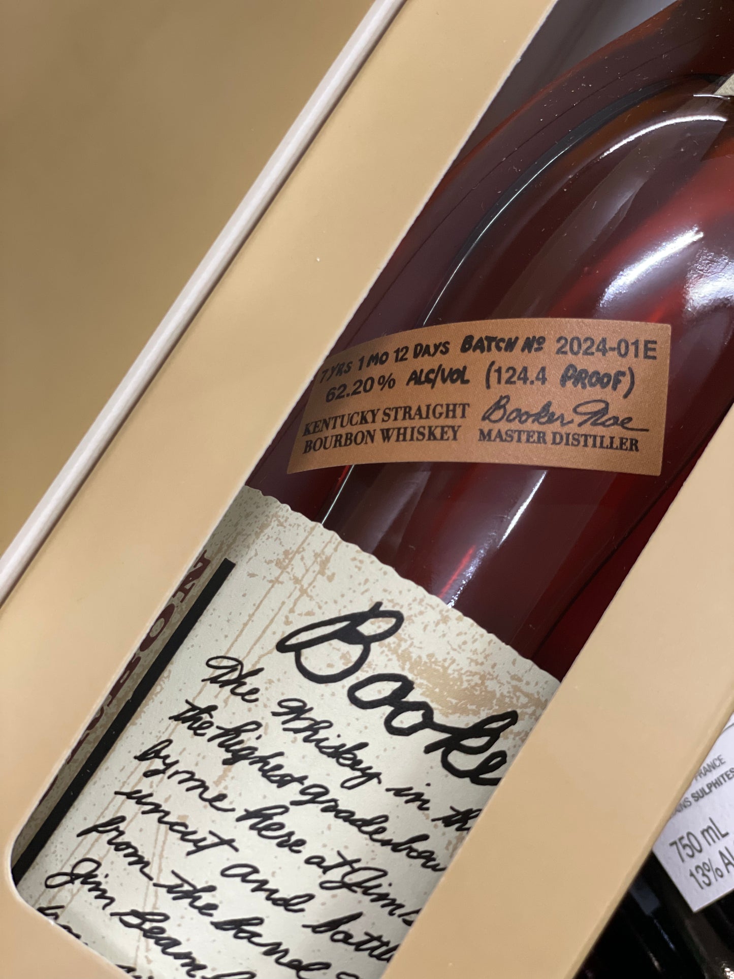 BOOKERS BOURBON 62.2% 2024-01E (750ml)