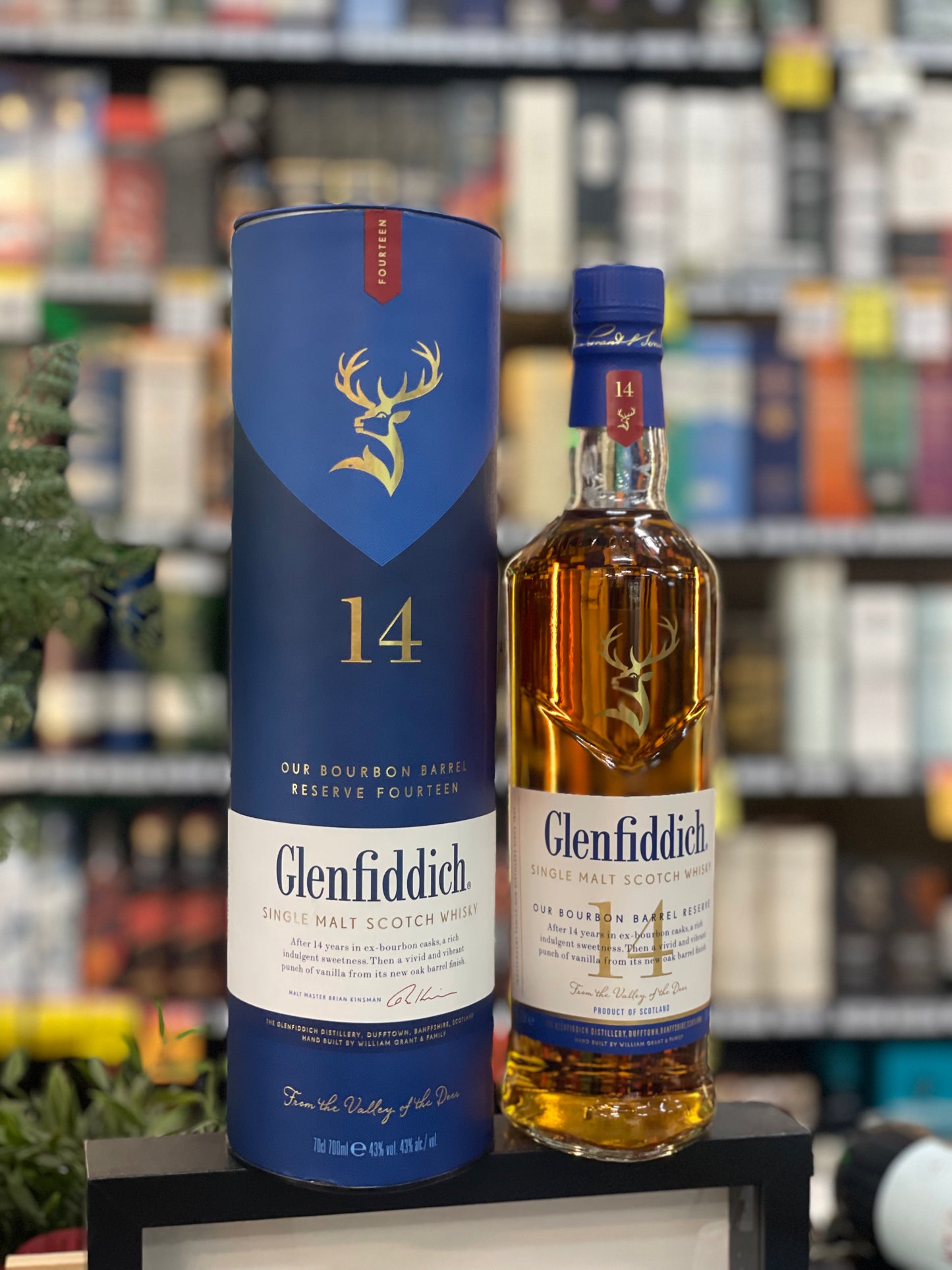 GLENFIDDICH 14YO Bour Barrel Reserve Single Malt Whisky (700ml)