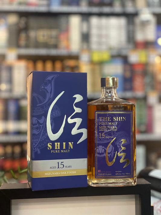 The Shin 15 Yo Mizunara Oak Finish Japanese Whisky (700ml)