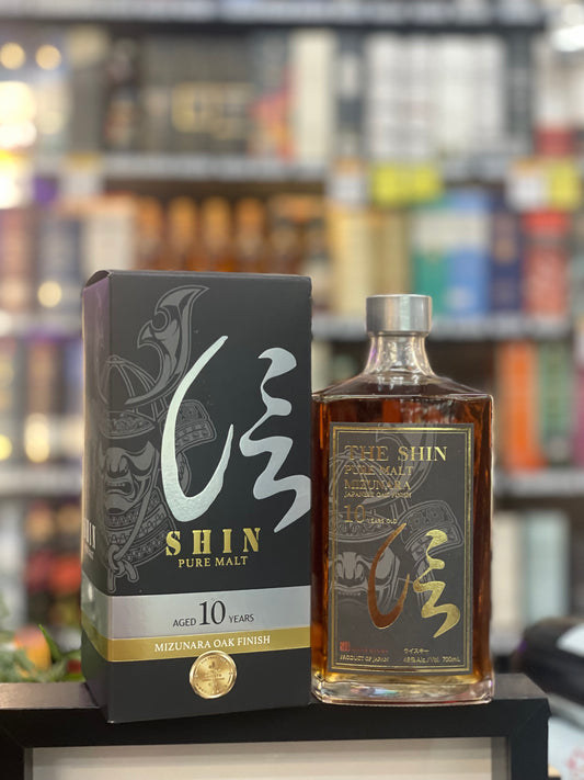 The Shin 10Yo Old Mizunara Oak Finish Japanese Whisky (700ml)