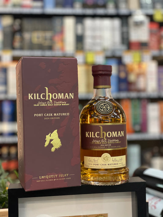 Kilchoman Port Cask Matured 50% Single Malt Whisky 2024 Edition (700ml)