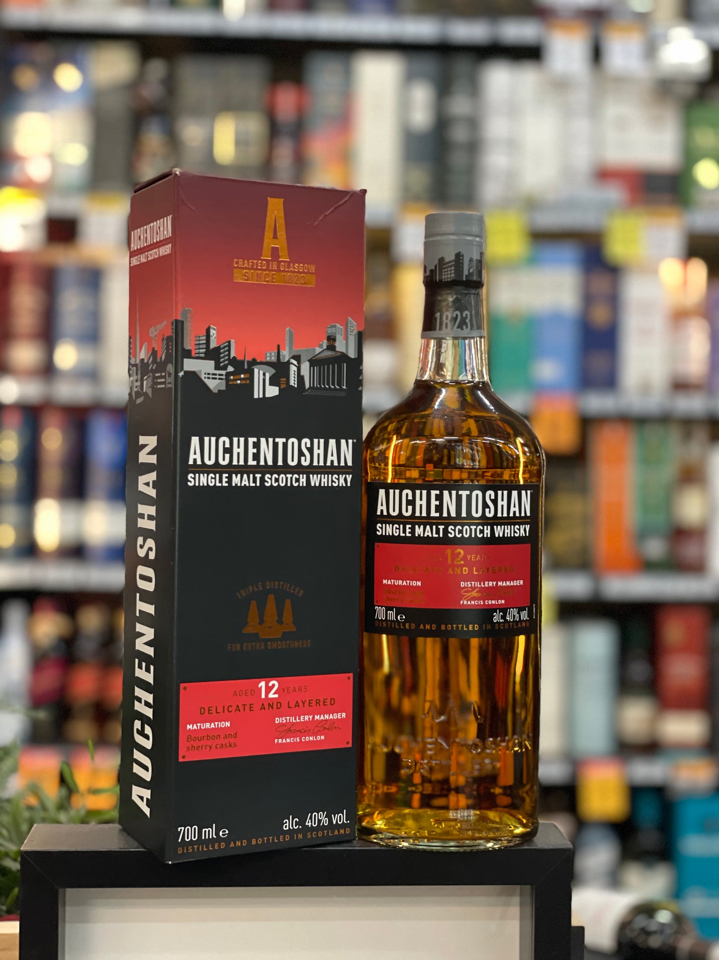 Auchentoshan 12yo Single Malt Scotch Whisky (700ml)