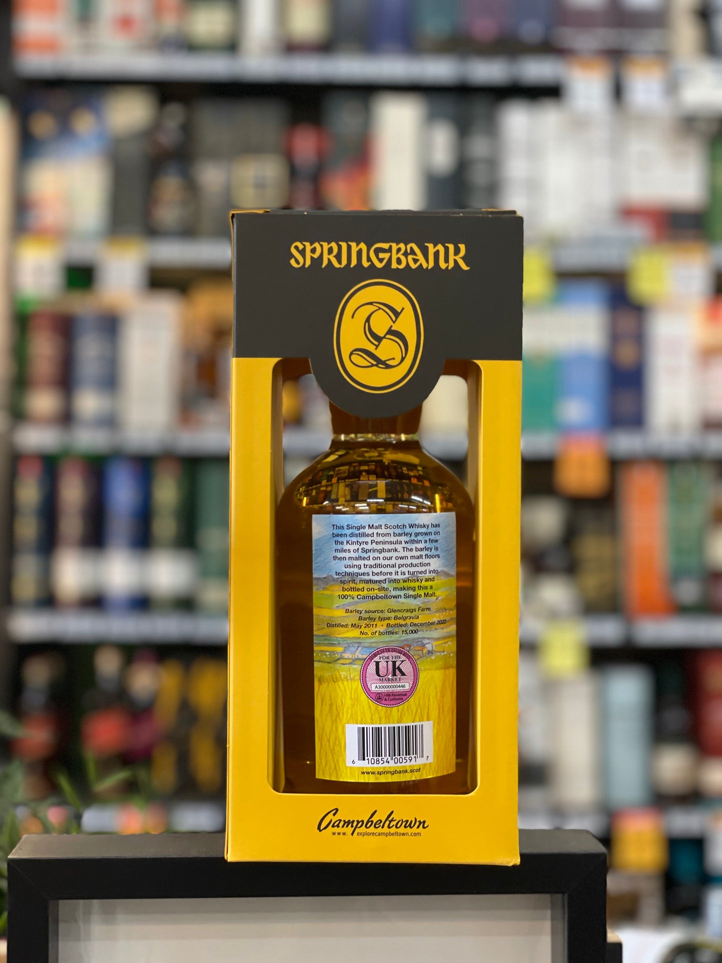 Springbank Local Barley 11yo 2022 Release UK Label (700ml)