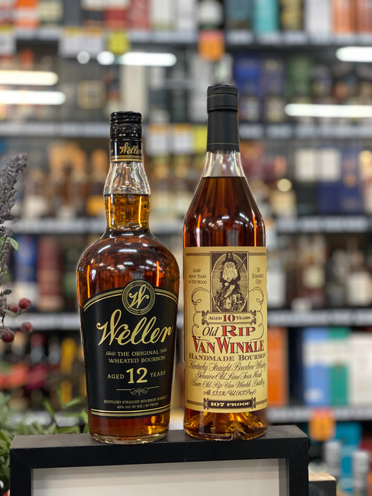 Old Rip Van Winkle 10YO Bourbon + Weller 12 Bourbon Bundle