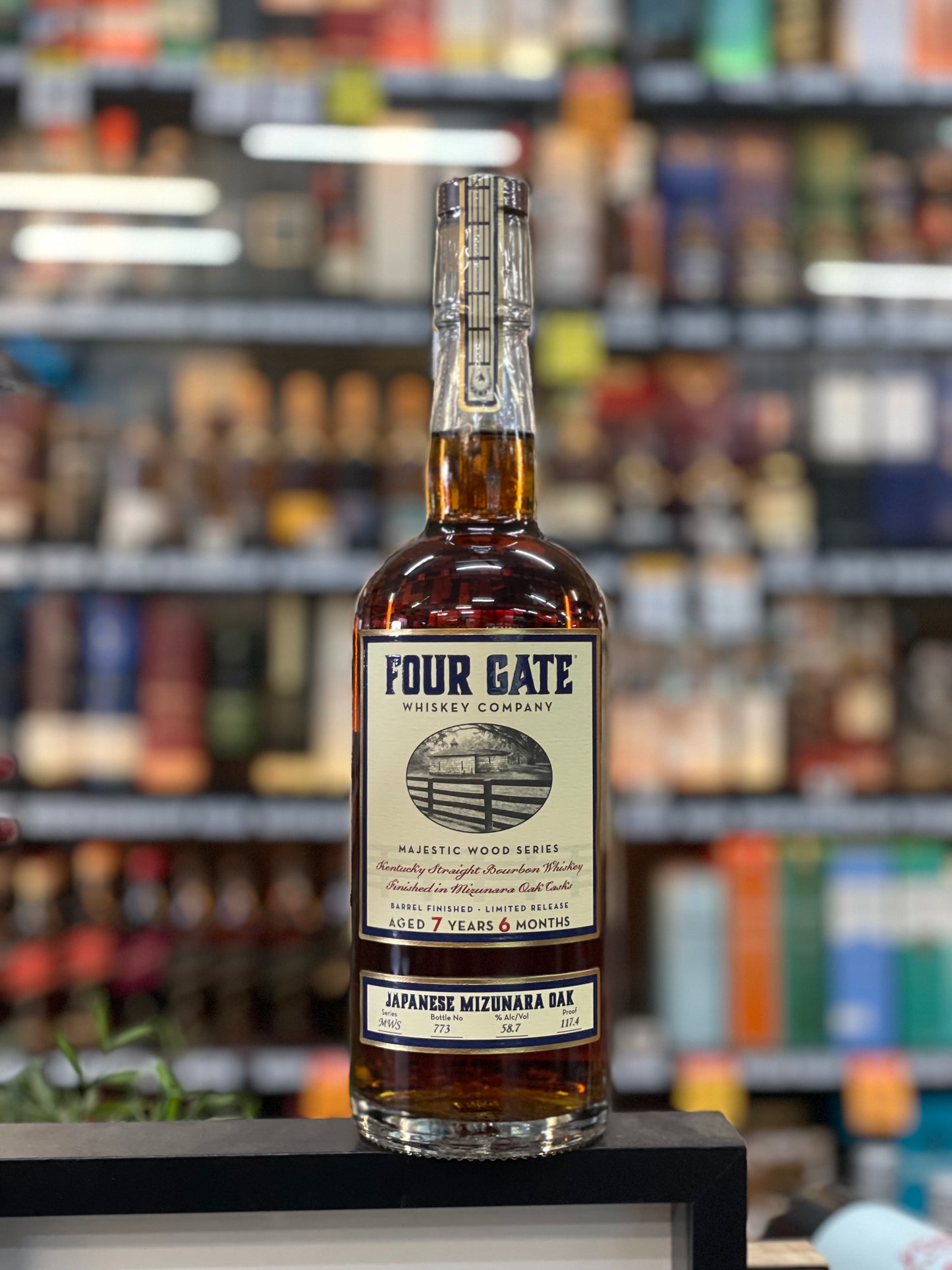 Four Gate Majestic Wood Series Japanese Mizunara Oak 58.7% Bourbon (750ml)