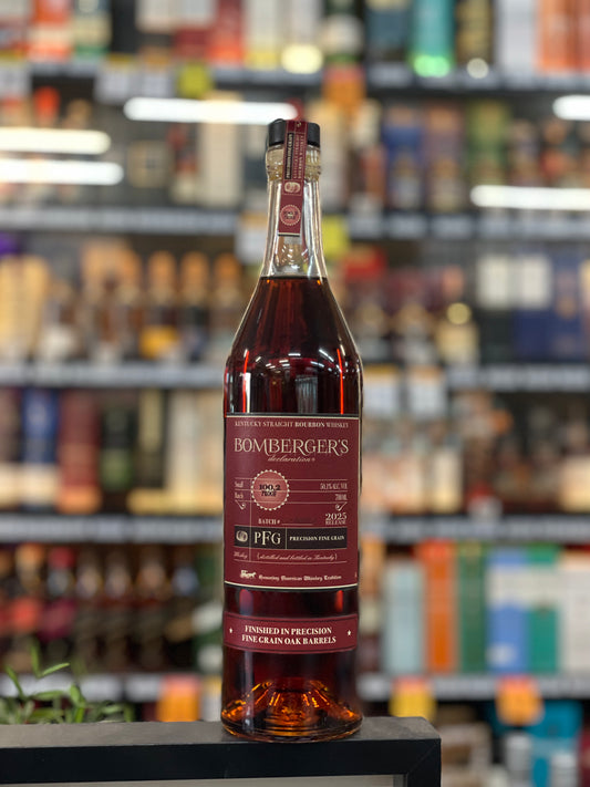 Bomberger's PFG™ (Precision Fine Grain) Small Batch Bourbon 2025 UK Label + 4 bottles of Michter's Core Range Bundle