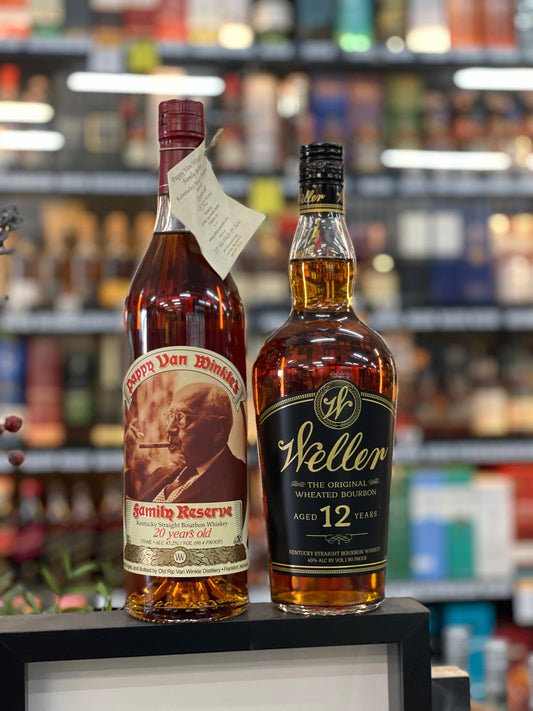 Pappy Van Winkle's Family Reserve 20 Year Bourbon 2024 + Weller 12 Bundle
