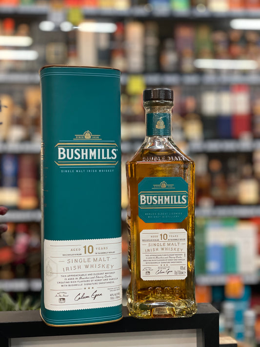 Bushmills 10yo Single Malt Irish Whiskey (700ml)