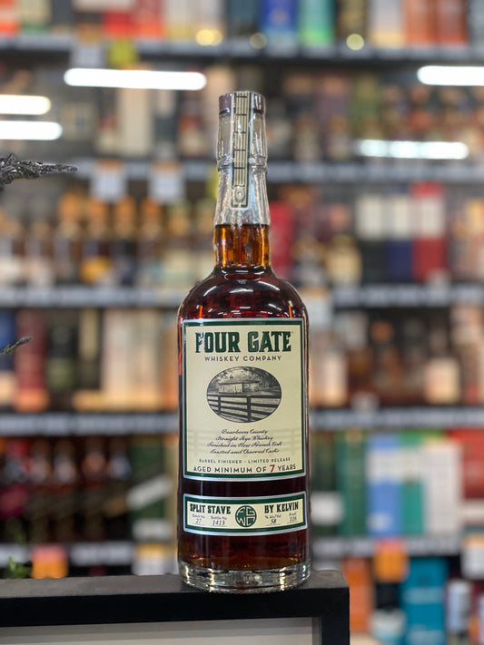 Four Gate Split Stave™ by Kelvin Rye Whiskey (750ml)