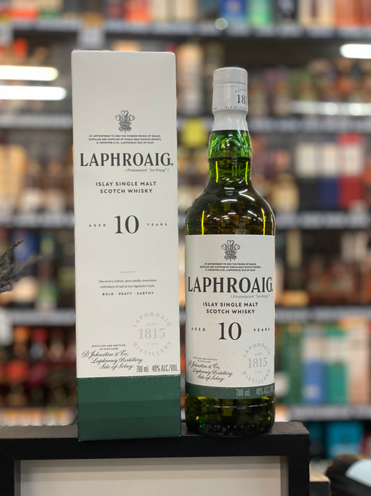 Laphroaig 10yo Single Malt Scotch Whisky (700ml)