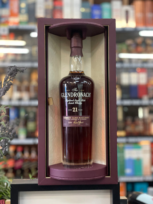 GlenDronach 21yo Sherry Cask Matured PX & Oloroso Single Malt Scotch Whisky (700ml)