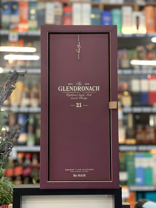 GlenDronach 21yo Sherry Cask Matured PX & Oloroso Single Malt Scotch Whisky (700ml)