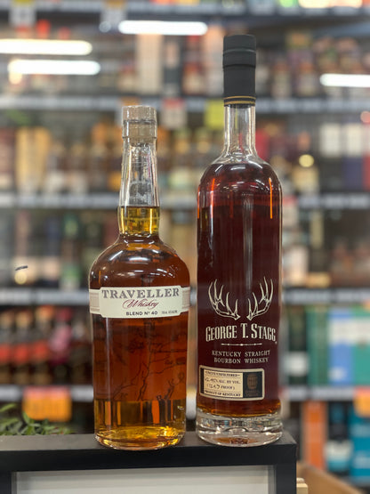 George T.Stagg 62.45% 2018 Release + Traveller Whiskey Bundle