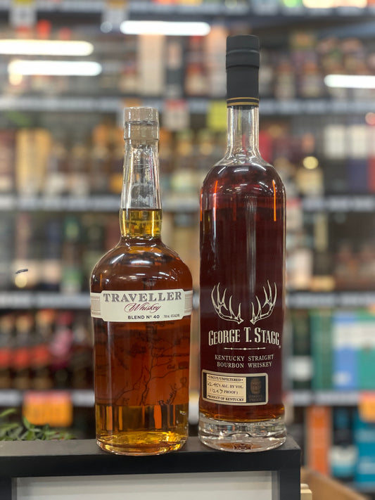 George T.Stagg 62.45% 2018 Release + Traveller Whiskey Bundle