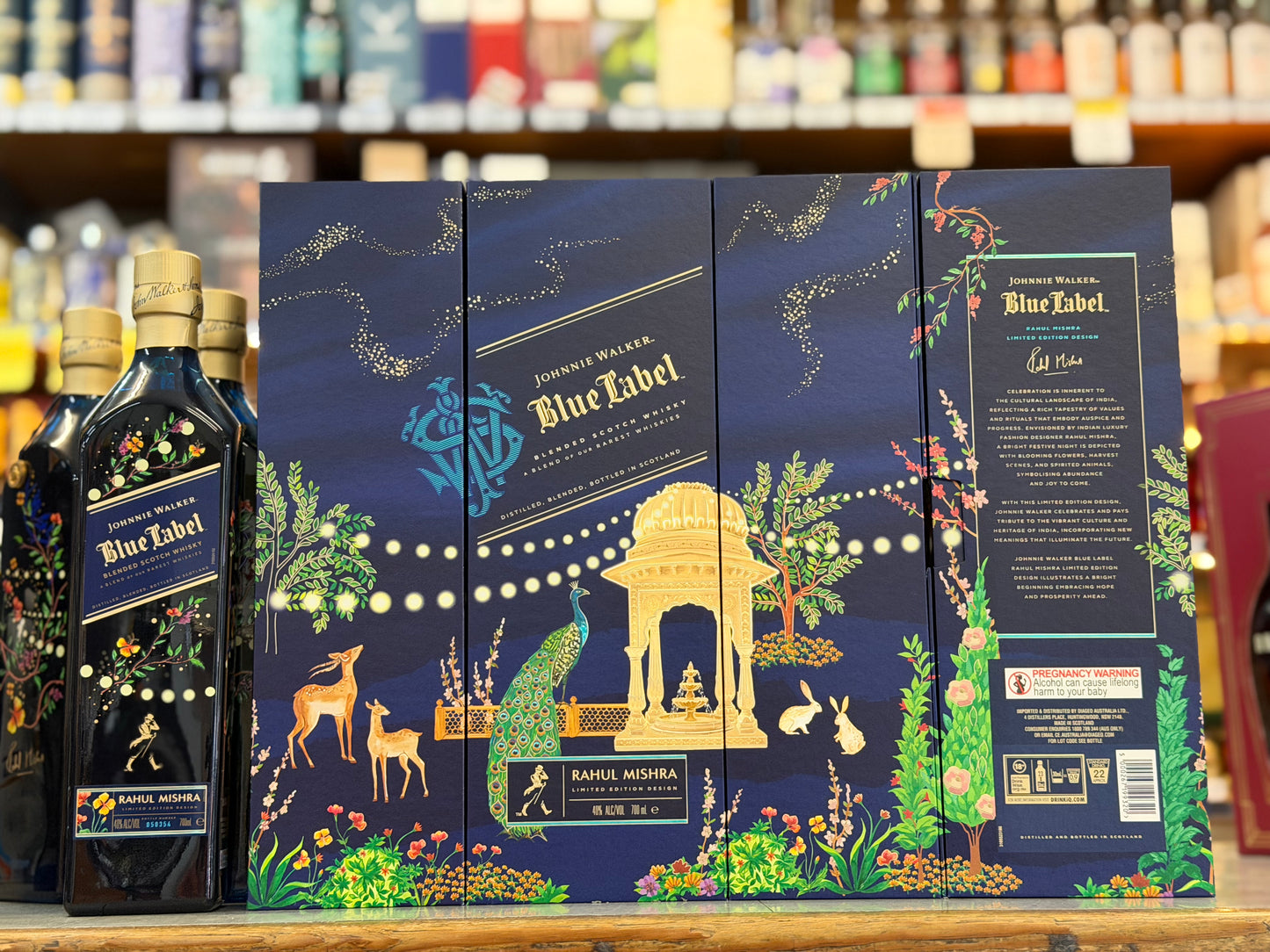 Johnnie Walker Blue Label x Rahul Mishra Diwali Limited Edition Scotch Whisky (700ml)