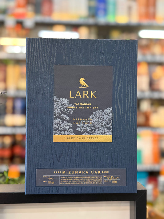 Lark Rare Cask Mizunara Oak Cask 2025 Release Batch 003 Single Malt Tasmania Whisky (700ml)