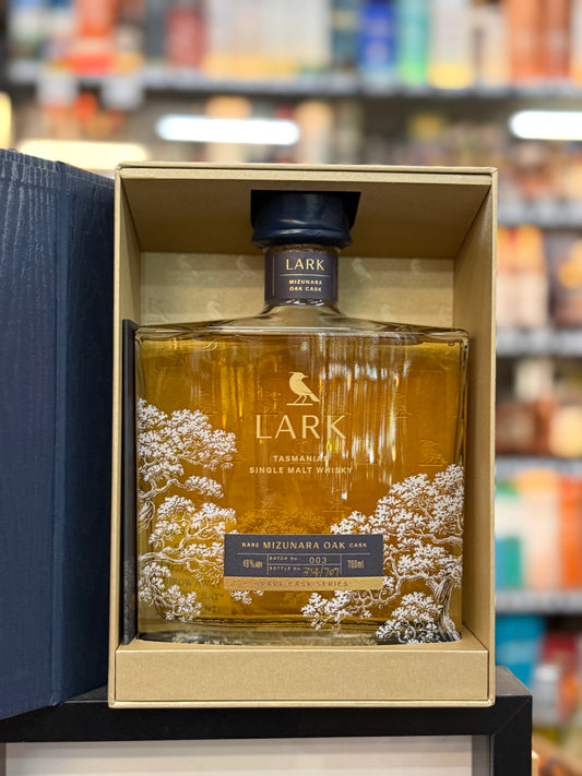 Lark Rare Cask Mizunara Oak Cask 2025 Release Batch 003 Single Malt Tasmania Whisky (700ml)