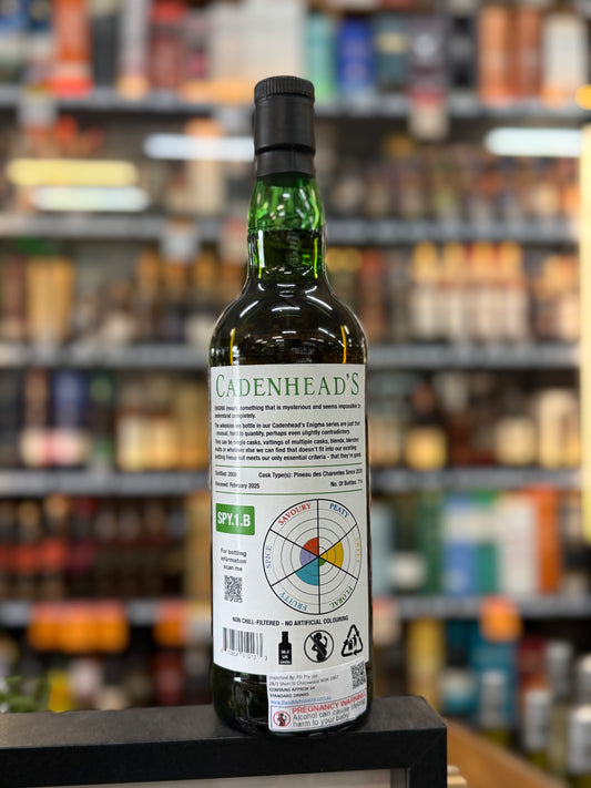 Cadenhead Enigma 2008 16yo Pineau Des Charentes Finish Speyside Single Malt Whisky 51.9% (700ml)