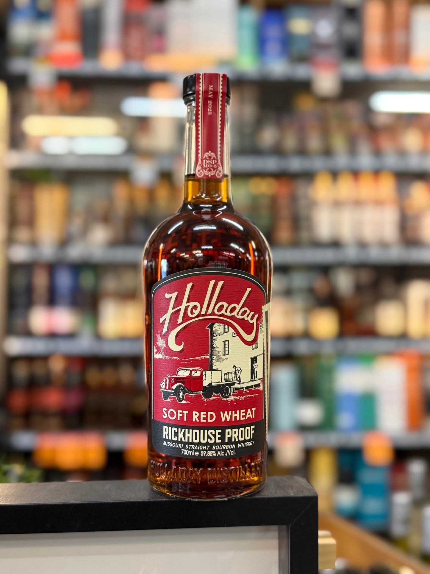 Ben Holladay 6 Year Old Soft Red Wheat Rickhouse Proof 59.8% Missouri Straight Bourbon Whiskey (700ml)