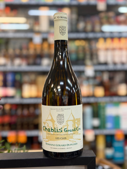 Domaine Gerard Duplessis Chablis Grand Cru Les Clos 2022 (750ml)
