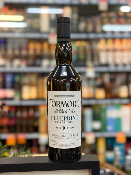 Tormore Blueprint Bourbon Barrel 10YO 48% Single Malt Whisky (700ml)