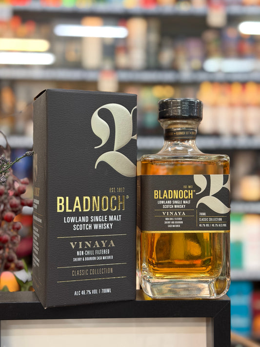 Bladnoch Vinaya Lowland Single Malt Scotch Whisky (700ml)