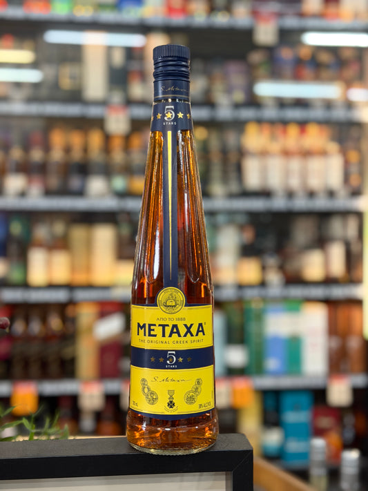 Metaxa 5 Stars Greek Brandy (700ml)