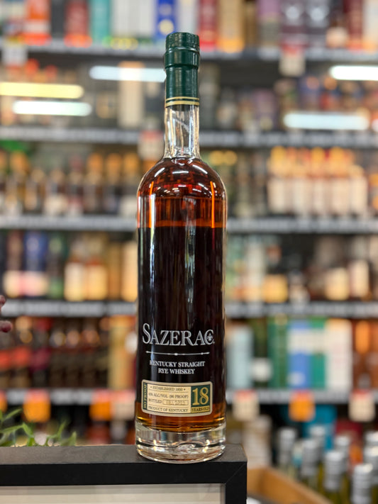 Sazerac 18 Year Old 2022 Release Kentucky Straight Rye Whiskey (750ml) Coming up