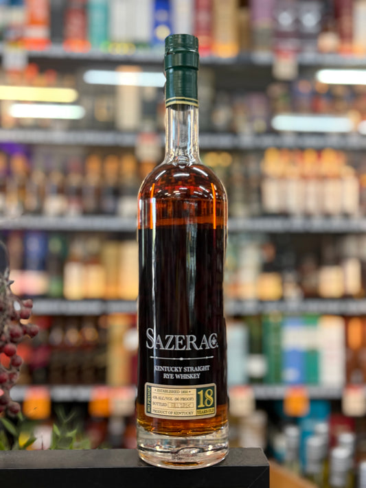 Sazerac 18yo Kentucky Straight Rye Whiskey 2025 Release (750ml)