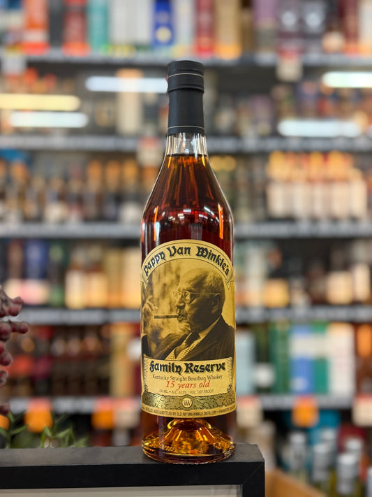 Pappy Van Winkle's Family Reserve 15 Years Old Bourbon 2025 Release (750ml)