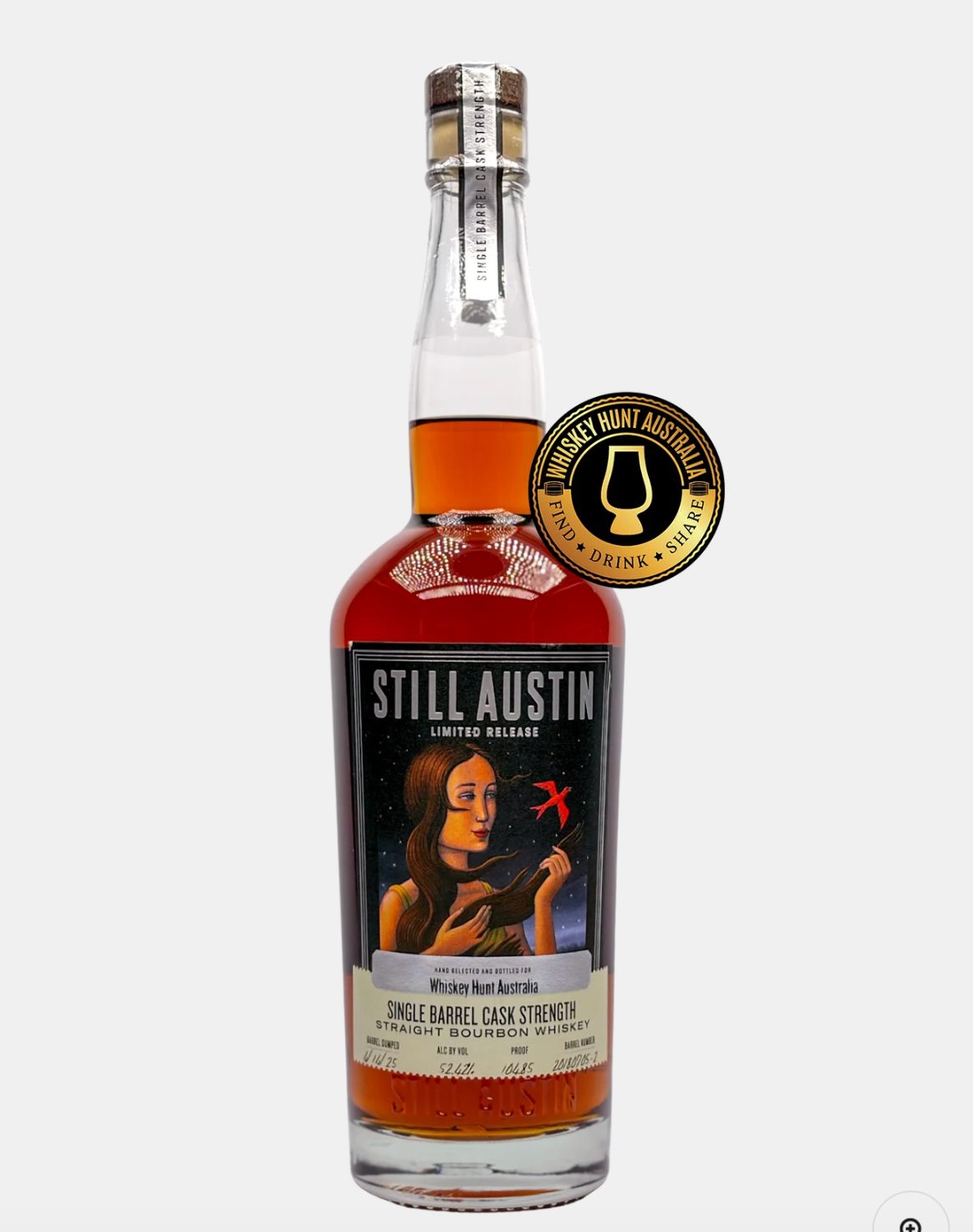 Still Austin WHA Single Cask Texas Straight Bourbon Whiskey (750ml) Coming Soon