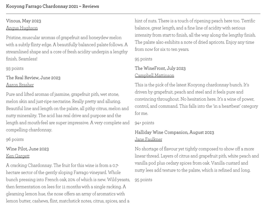 Kooyong Farrago Single Block Chardonnay 2021 (750ml)